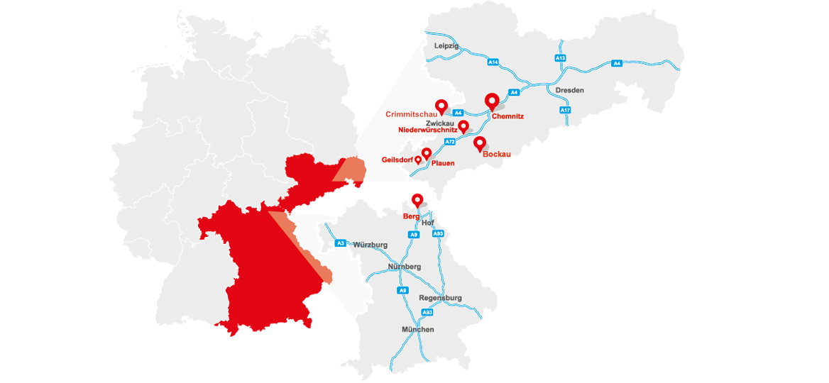 Kelpin Standorte Karte Tr